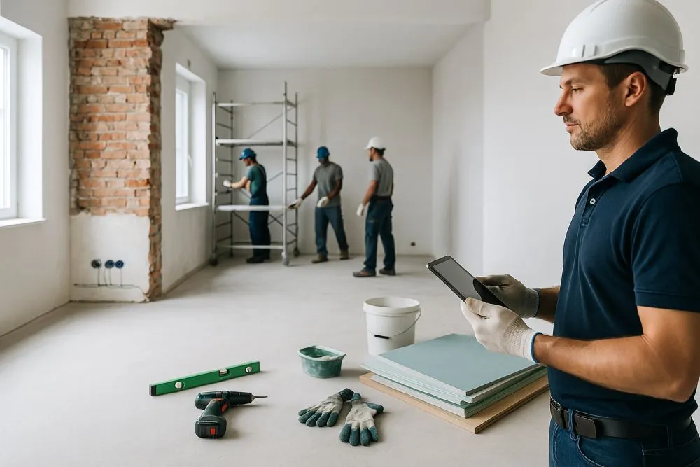 Baustelle – Kernsanierung in Hannover