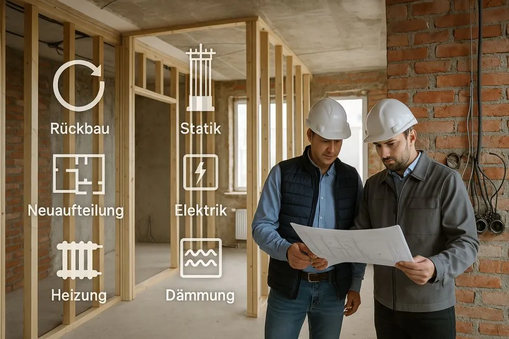 Kernsanierung Hannover – Rückbau und Neuaufbau